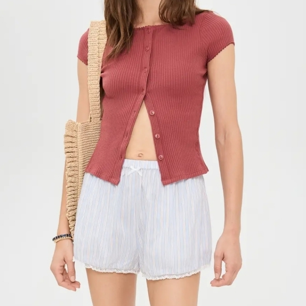 Intimately Free People Most Wanted Cardigan In Rust - Picture 5 of 8